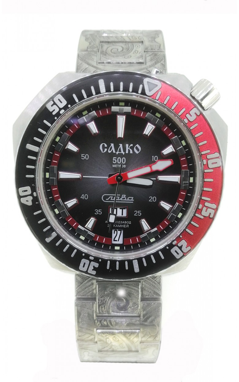 5000167/100-2427-01 russian watertight механический automatic wrist watches Slava "Sadko" for men  5000167/100-2427-01