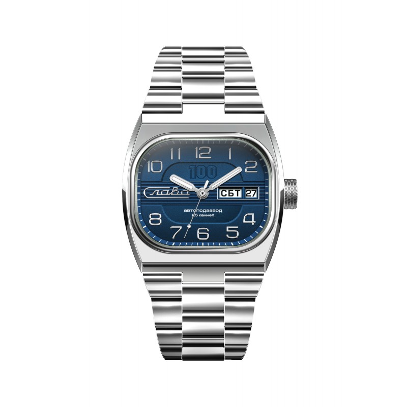 9046564/100-2427 russian механический automatic wrist watches Slava "телевизор" for men  9046564/100-2427