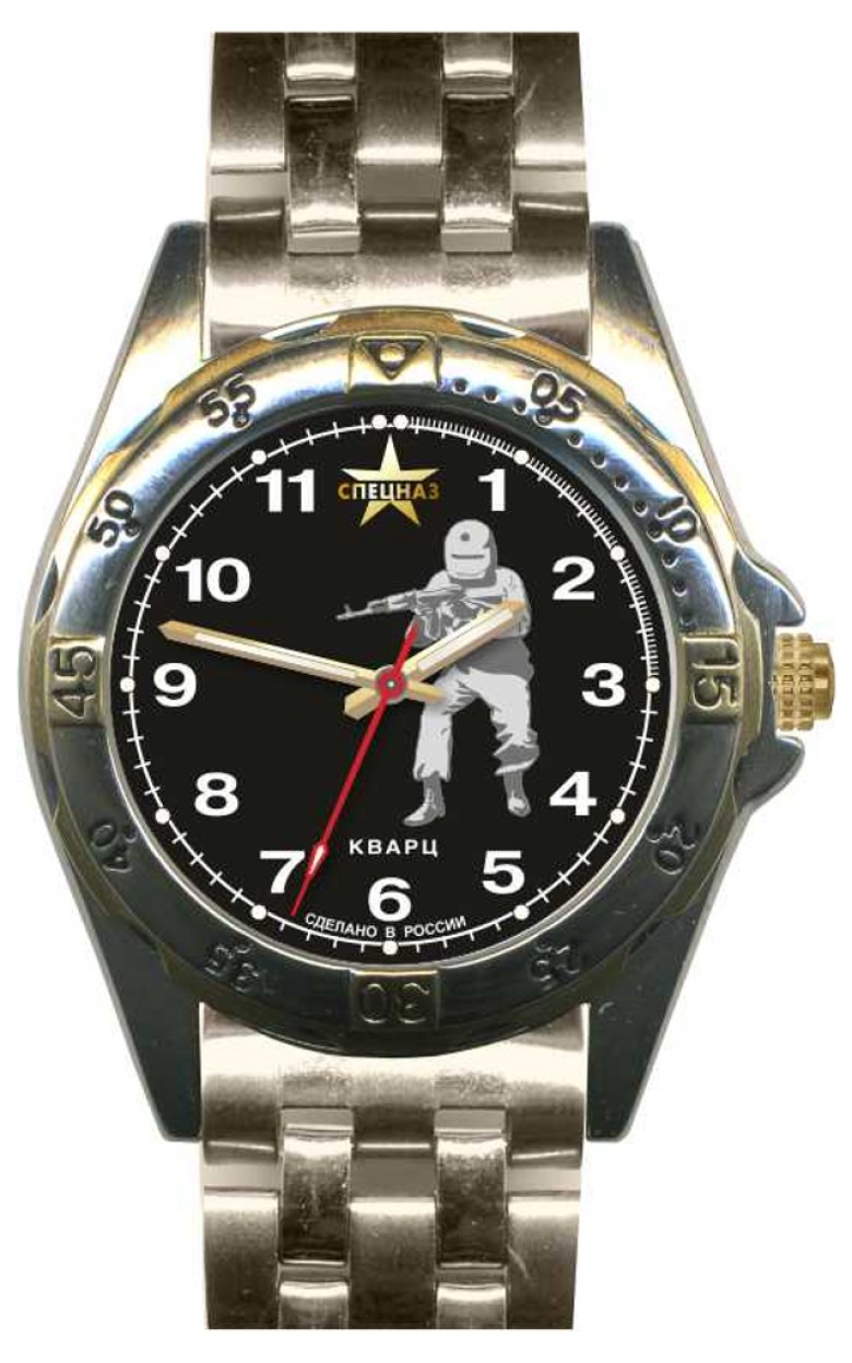 С2011283-2035-04  кварцевые наручные часы Спецназ "Атака"  С2011283-2035-04