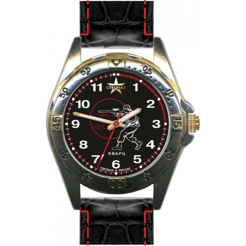 С2011281-2035-04  кварцевые наручные часы Спецназ "Атака"  С2011281-2035-04