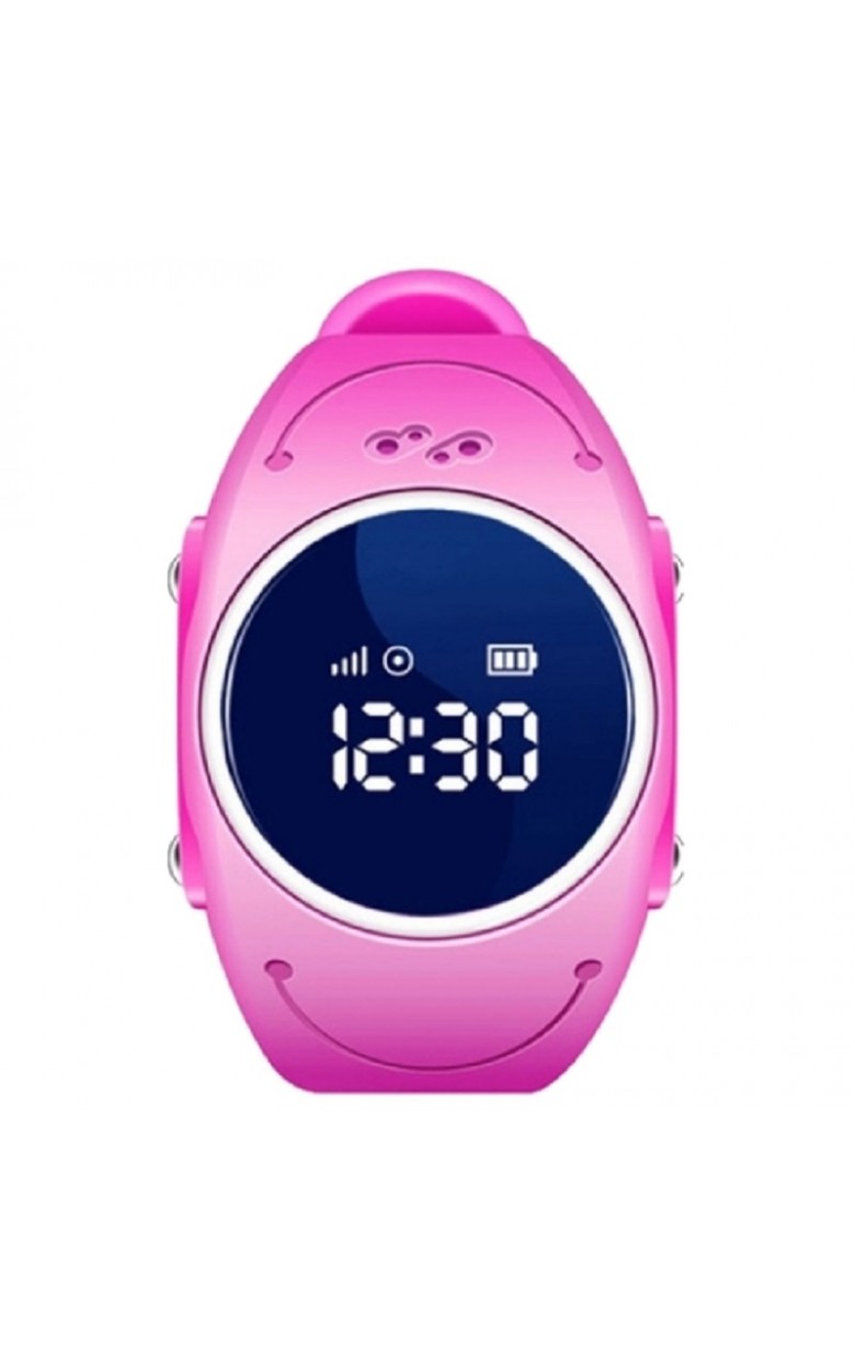 W8 розовый  кварцевые наручные часы Smart Baby Watch  W8 розовый