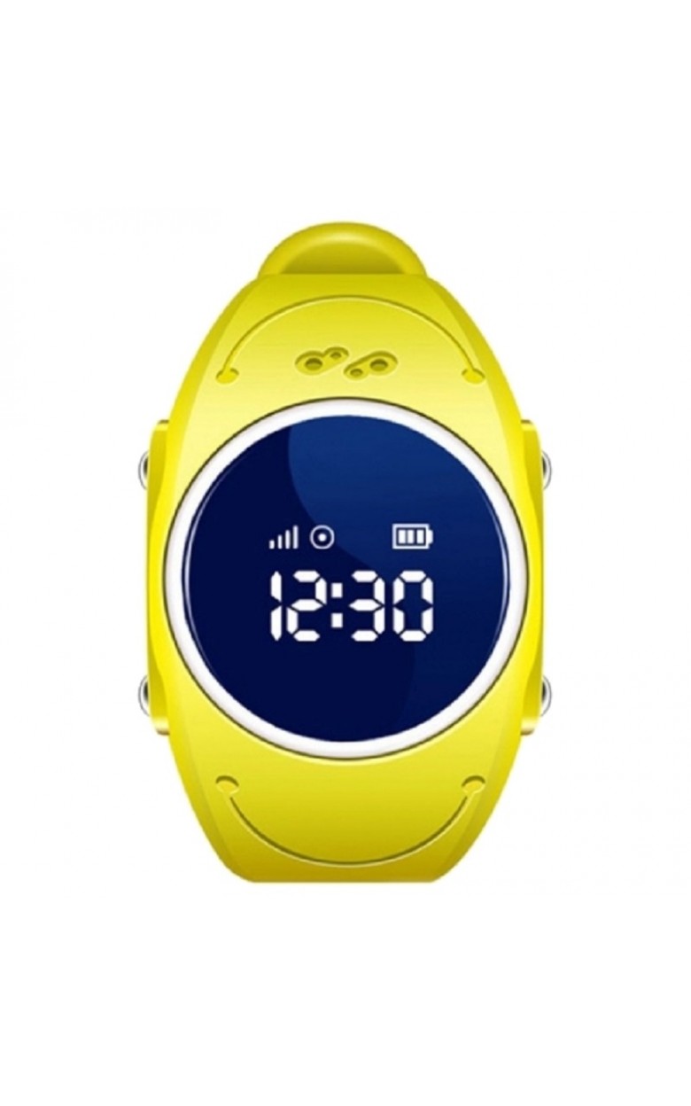 W8 желтый  кварцевые наручные часы Smart Baby Watch  W8 желтый