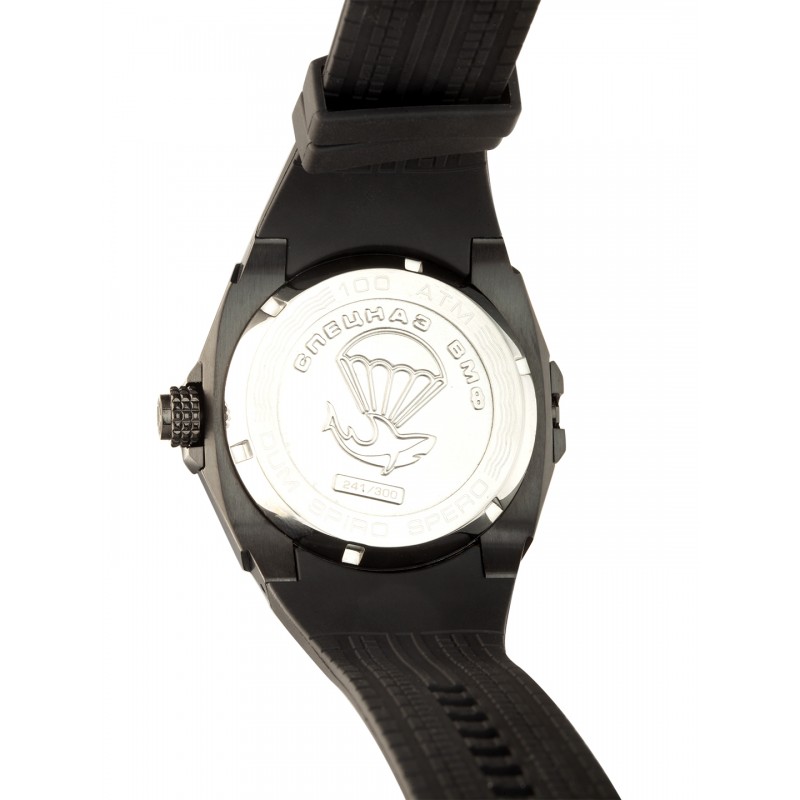 С9474436-OS20 russian watertight tactical Men's watch quartz hronograph wrist watches Spetsnaz "Frogman"  С9474436-OS20