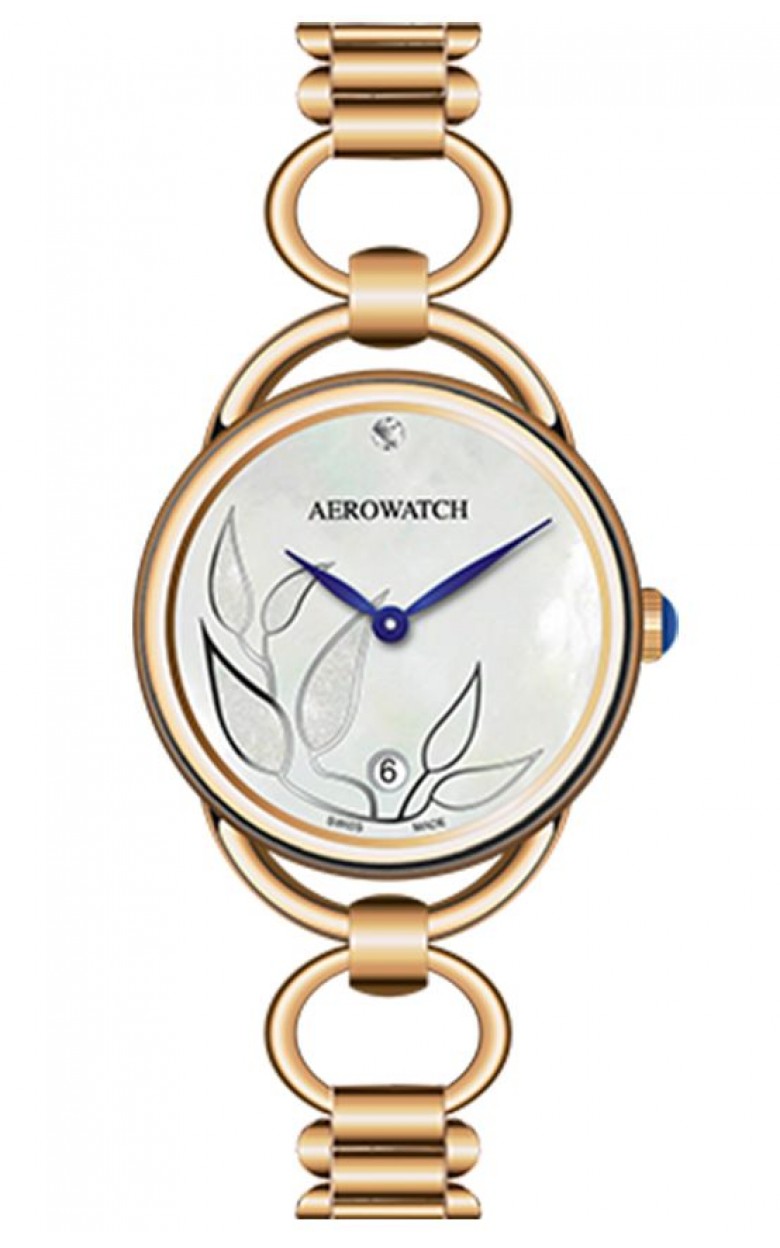 07977 JA02 M swiss Lady's watch кварцевый wrist watches Aerowatch  07977 JA02 M
