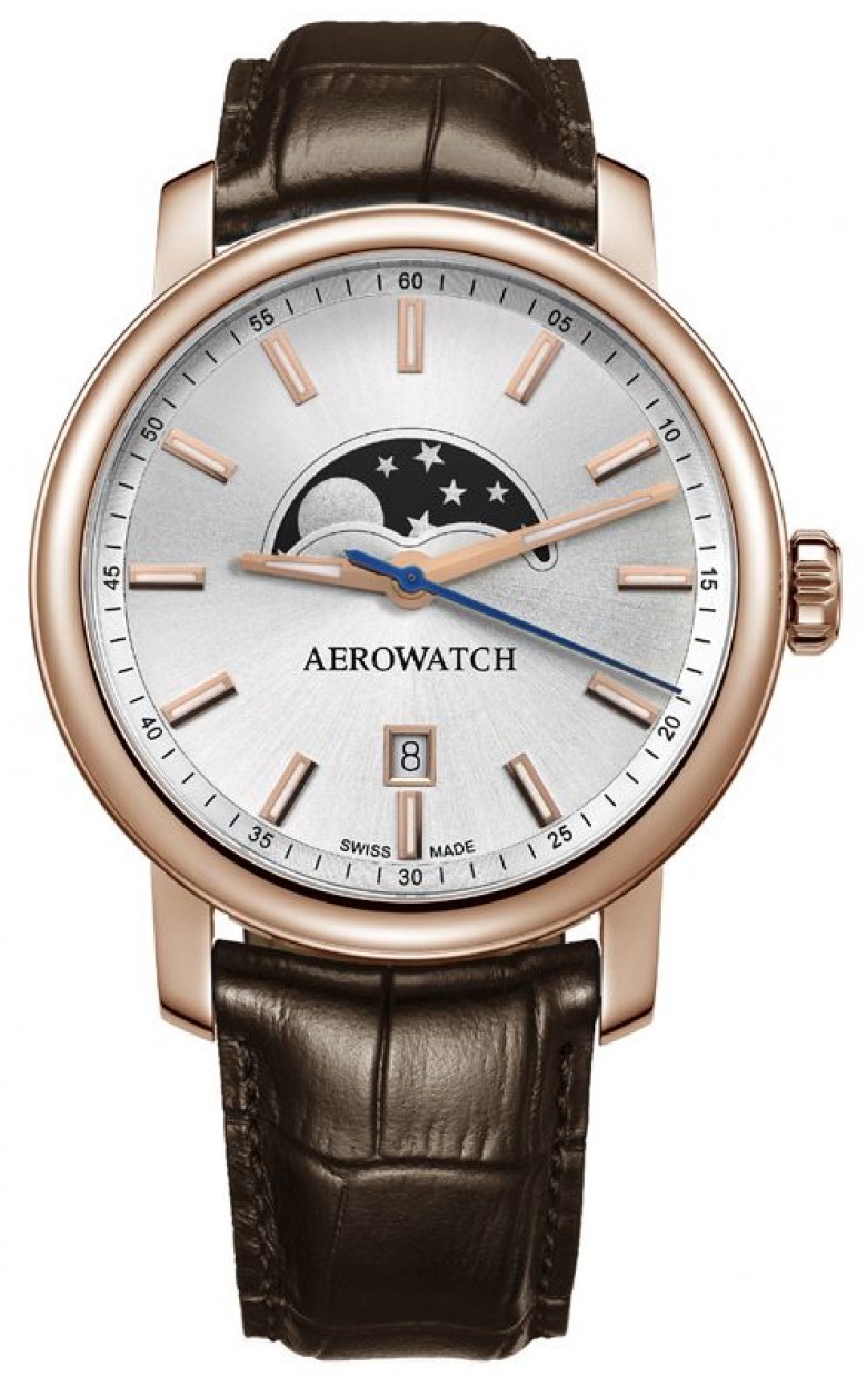 08937 RO01 swiss Men's watch кварцевый wrist watches Aerowatch  08937 RO01