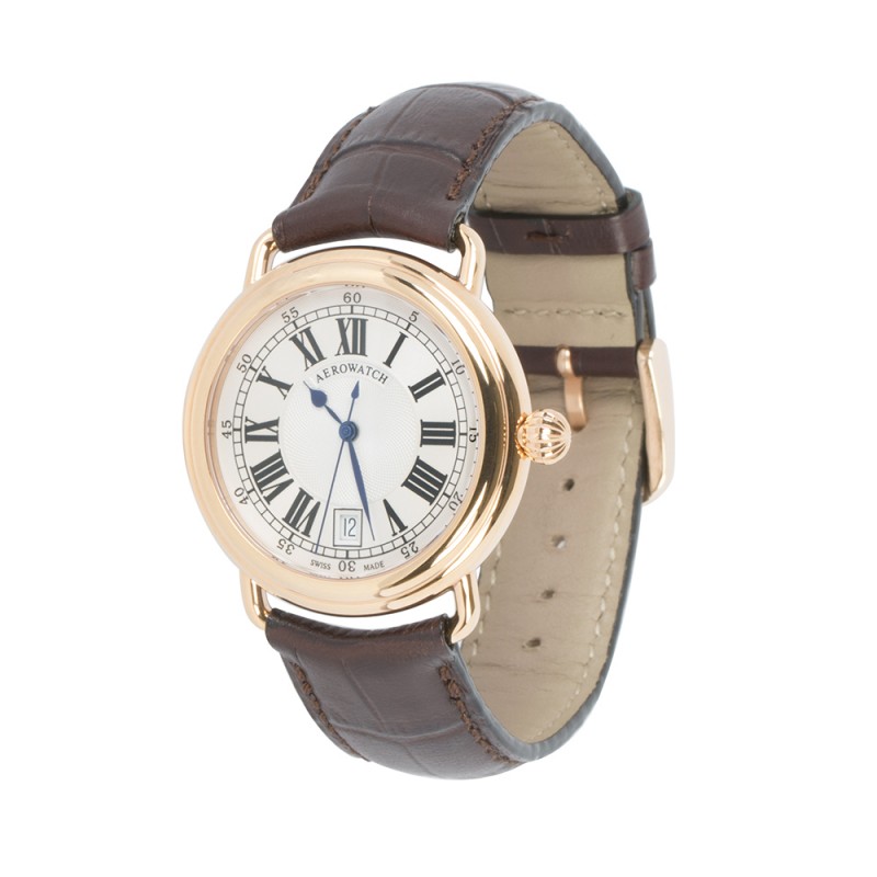 24924 RO01 swiss wrist watches Aerowatch "1942"  24924 RO01