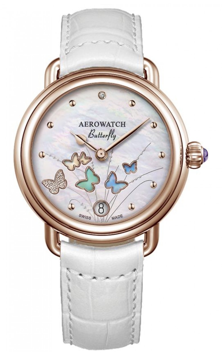 44960 RO05 swiss Lady's watch кварцевый wrist watches Aerowatch  44960 RO05