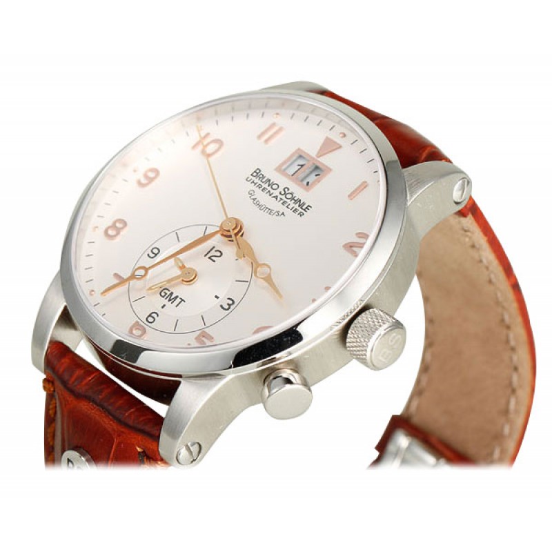 17-13043-521  кварцевые часы Bruno Sohnle "Milano" с сапфировым стеклом 17-13043-521