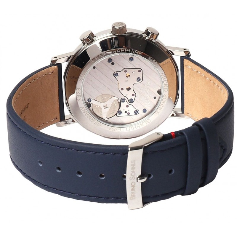 17-13135-343  кварцевые наручные часы Bruno Sohnle "Rondograph" с сапфировым стеклом 17-13135-343