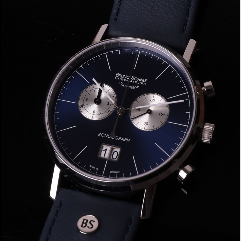 17-13135-343  кварцевые наручные часы Bruno Sohnle "Rondograph" с сапфировым стеклом 17-13135-343