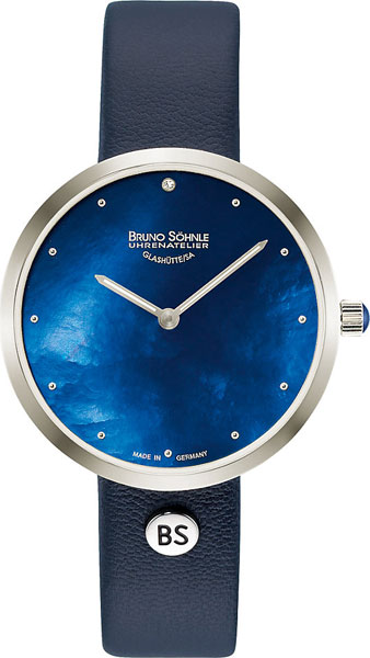 17-13171-351  кварцевые наручные часы Bruno Sohnle "Nofrit" с сапфировым стеклом 17-13171-351