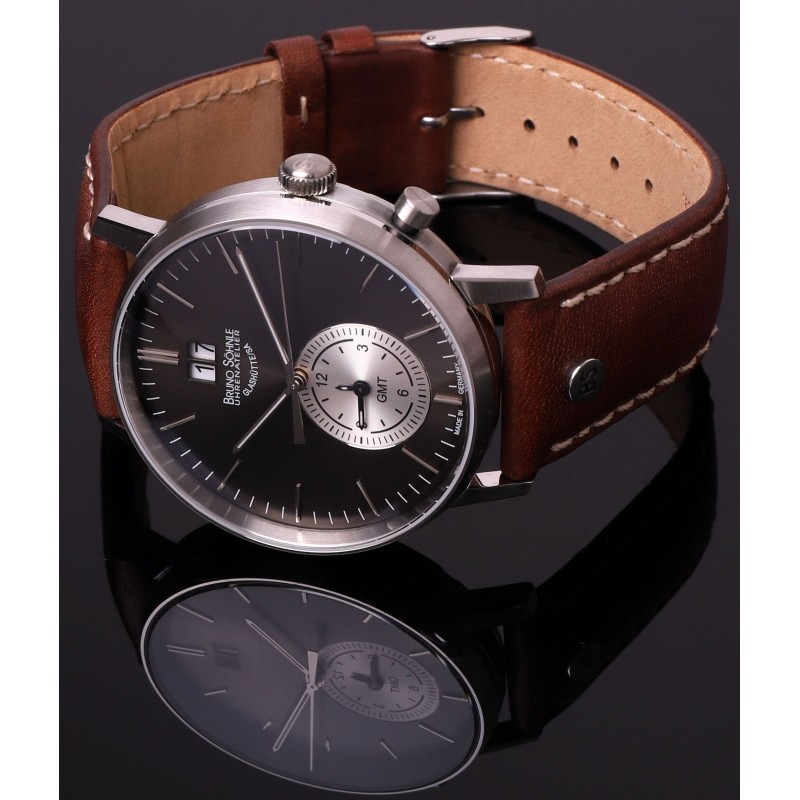 17-13180-841  кварцевые наручные часы Bruno Sohnle "Stuttgart" с сапфировым стеклом 17-13180-841