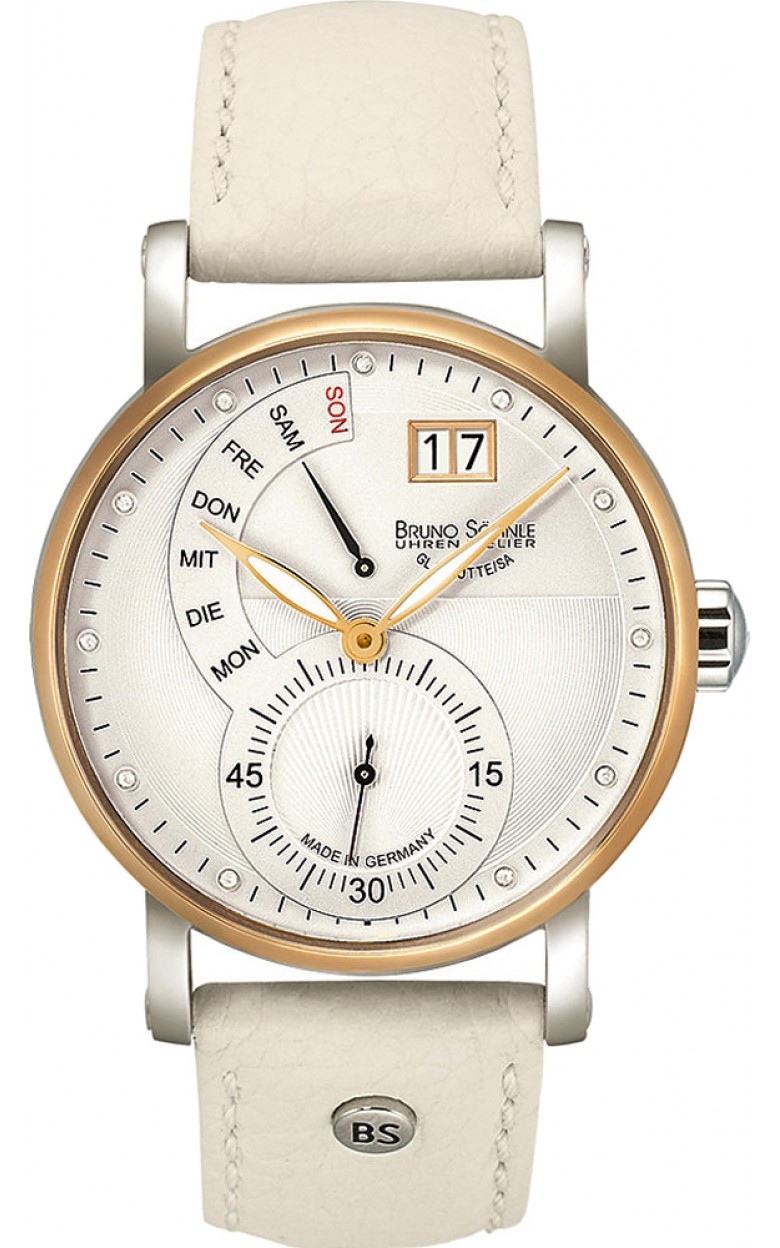 17-23163-251  кварцевые наручные часы Bruno Sohnle "Abavia" с сапфировым стеклом 17-23163-251