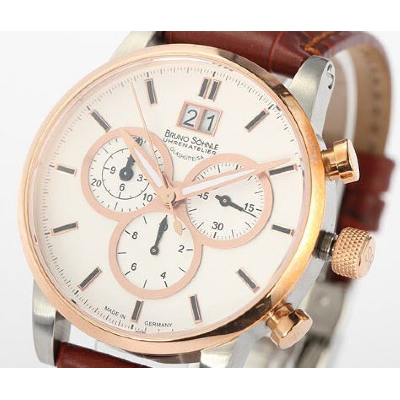 17-53084-241  кварцевые часы Bruno Sohnle "Idas" с сапфировым стеклом 17-53084-241
