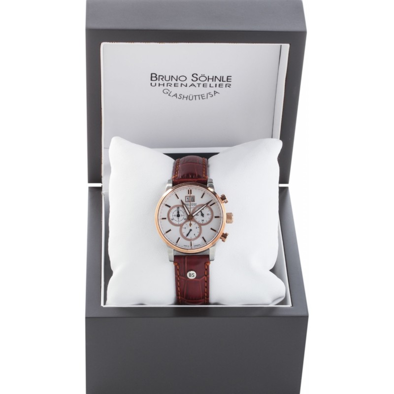17-53084-241  кварцевые часы Bruno Sohnle "Idas" с сапфировым стеклом 17-53084-241