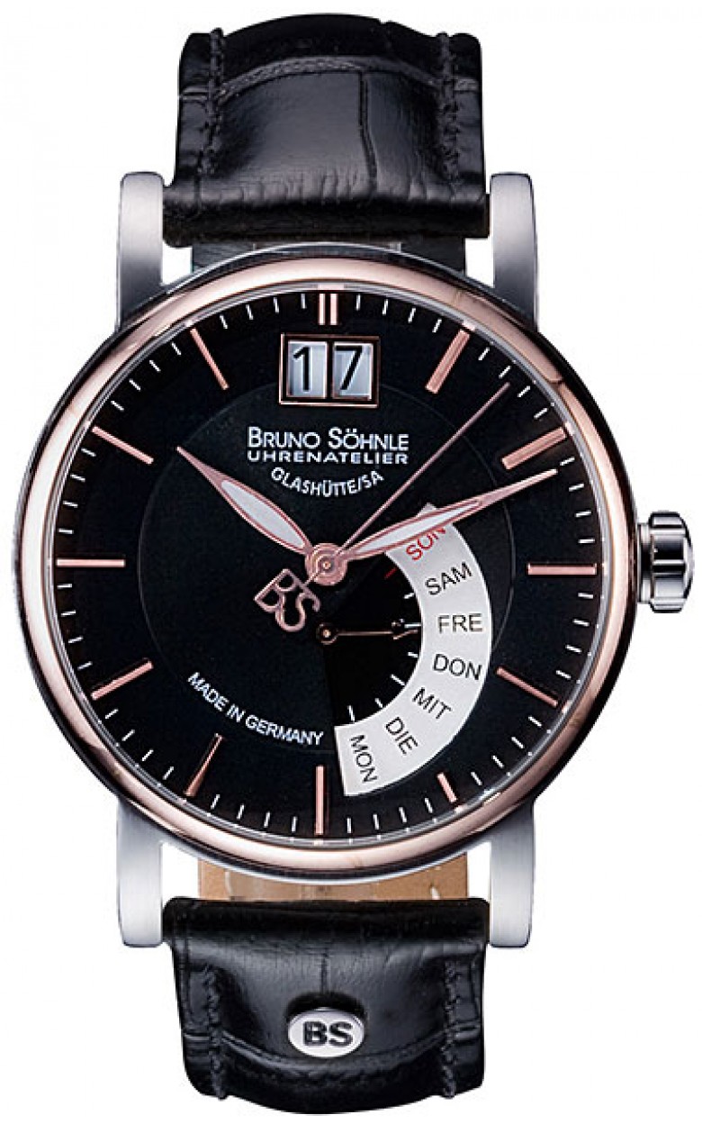 17-63073-745  кварцевые часы Bruno Sohnle "Pan" с сапфировым стеклом 17-63073-745