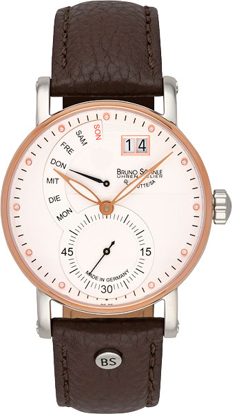 17-63163-251  кварцевые часы Bruno Sohnle "Abavia" с сапфировым стеклом 17-63163-251