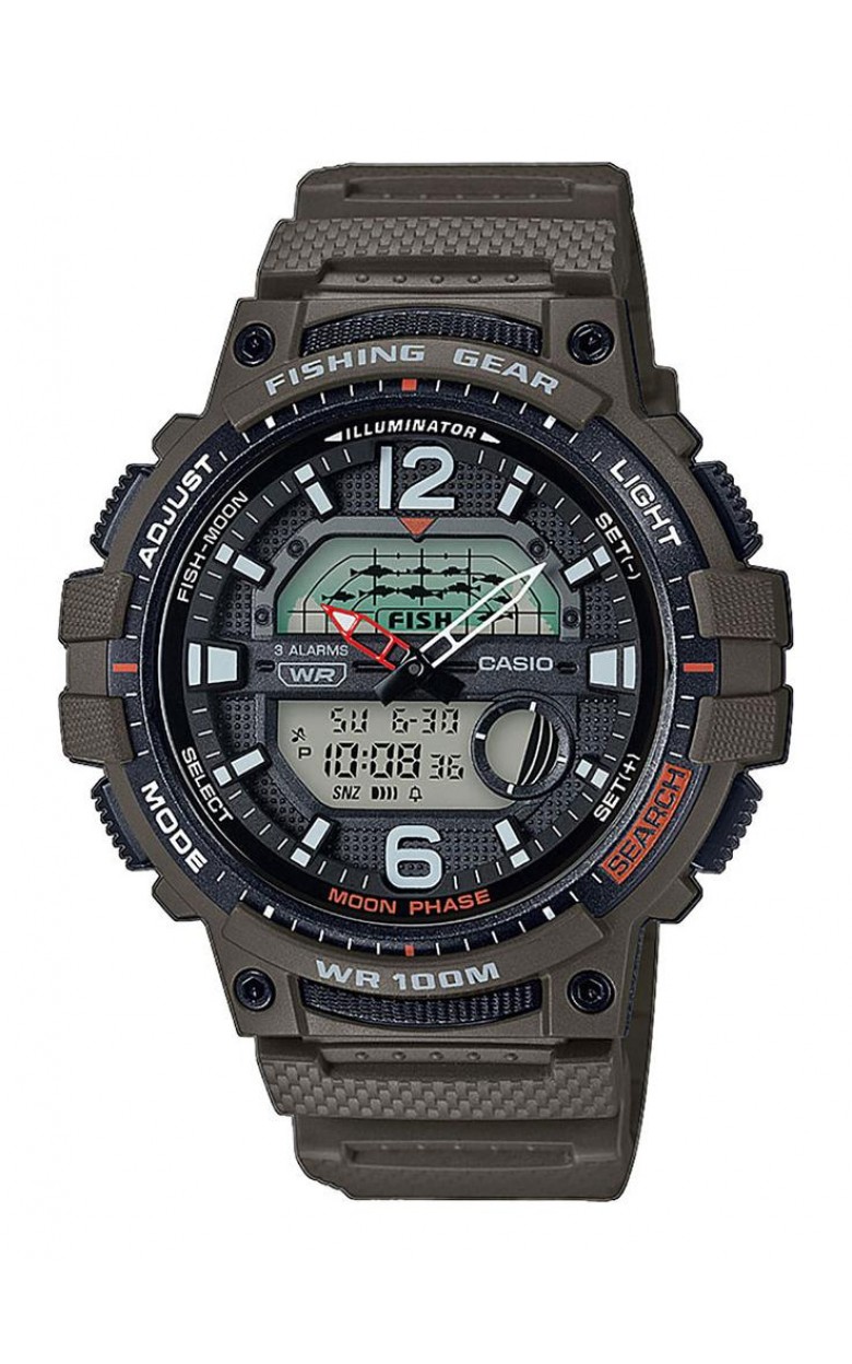 WSC-1250H-3A japanese Men's watch кварцевый wrist watches Casio "Sports"  WSC-1250H-3A