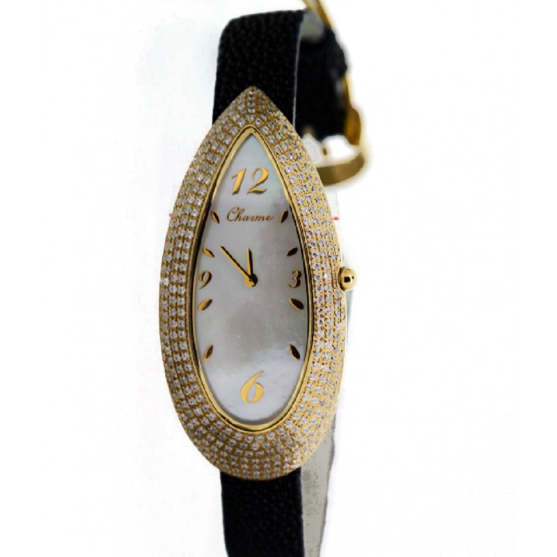 9003-1 GG  кварцевые наручные часы Charme с сапфировым стеклом 9003-1 GG