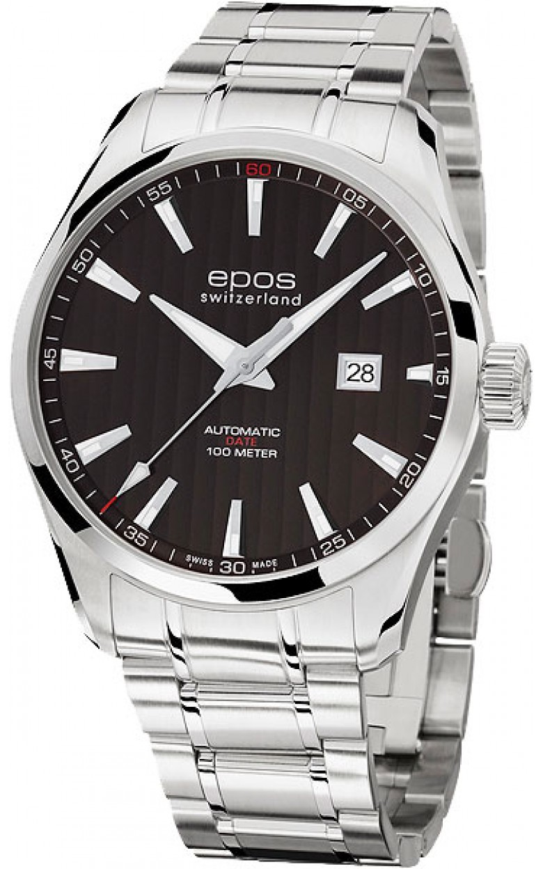 3401.132.20.15.30 swiss механический automatic wrist watches EPOS "Passion" for men  3401.132.20.15.30