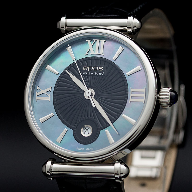 8000.700.20.65.15 swiss Lady's watch кварцевый wrist watches EPOS "Ladies Quartz"  8000.700.20.65.15