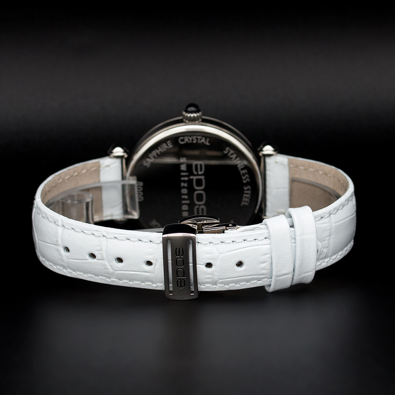 8000.700.20.88.10 swiss Lady's watch кварцевый wrist watches EPOS "Ladies Quartz"  8000.700.20.88.10