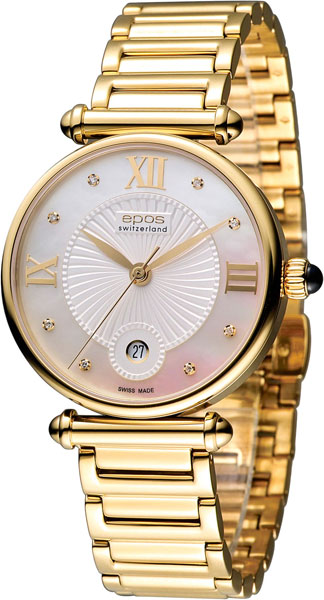 8000.700.22.88.32  кварцевые наручные часы EPOS "Ladies Quartz"  8000.700.22.88.32