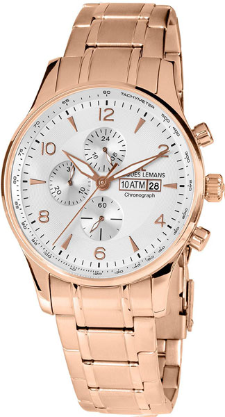 1-1844M  кварцевые наручные часы Jacques Lemans "Classic"  1-1844M