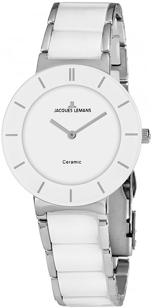 1-1866B  кварцевые часы Jacques Lemans "High Tech Ceramic"  1-1866B
