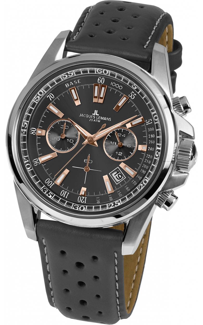 1-1117WR  кварцевые наручные часы Jacques Lemans "Sport"  1-1117WR