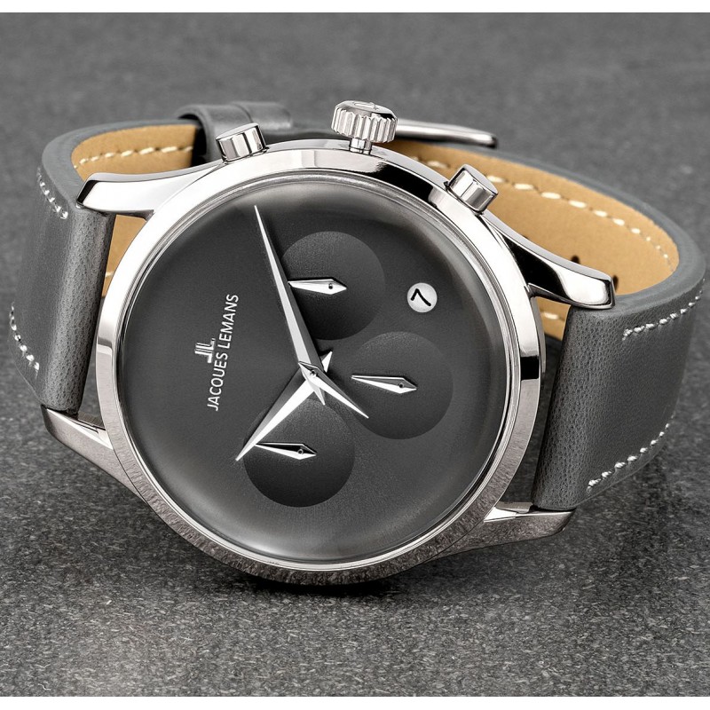 1-2067A  кварцевые наручные часы Jacques Lemans "Retro Classic"  1-2067A