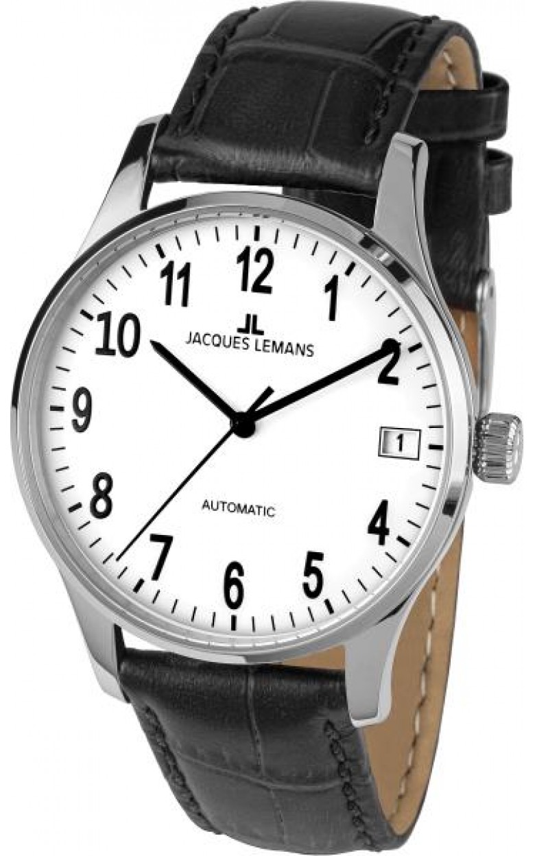 1-2074C  механические с автоподзаводом часы Jacques Lemans "Classic"  1-2074C
