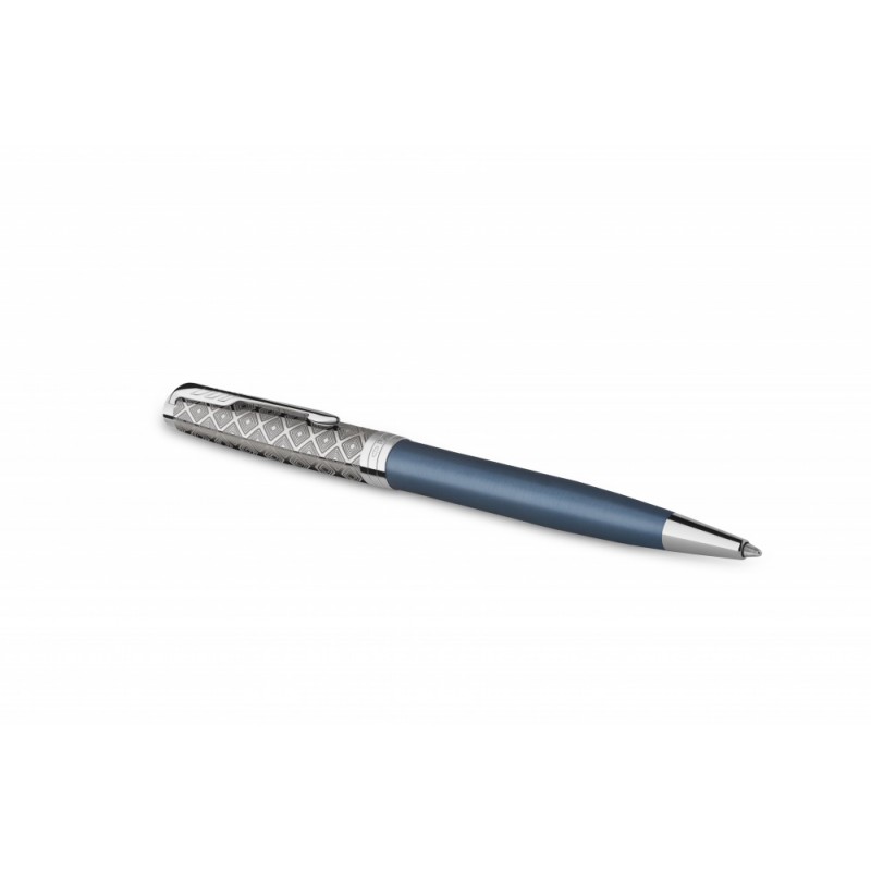 2119649 Шариковая ручка Parker Sonnet Premium Refresh BLUE, цвет чернил Мblack, в подарочной упаковке