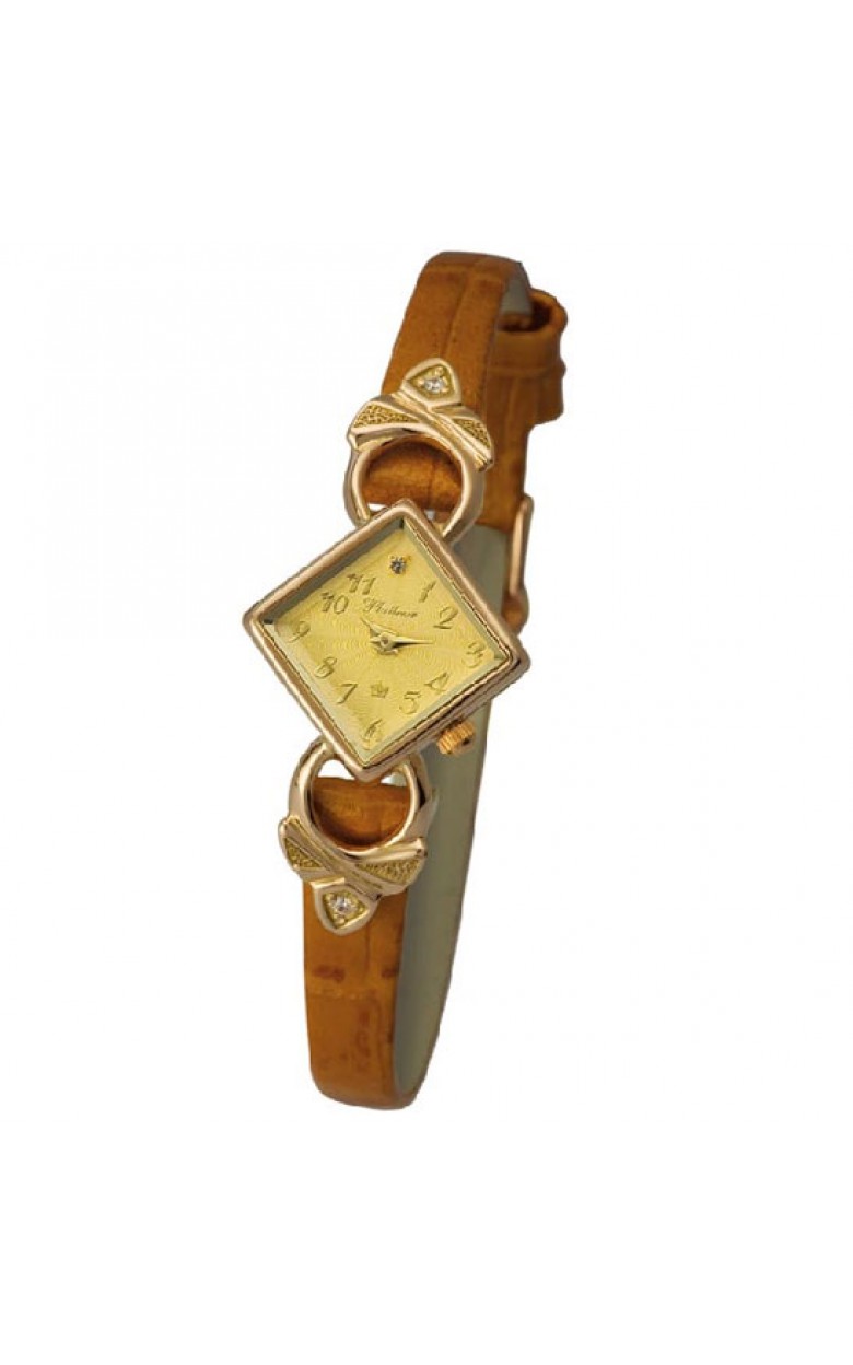 44856-3.411 russian gold Lady's watch кварцевый wrist watches Platinor "алисия-2"  44856-3.411