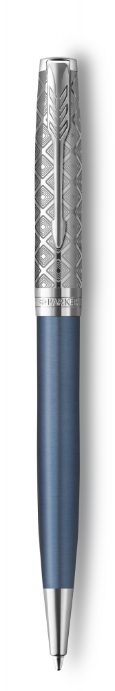 2119649 Шариковая ручка Parker Sonnet Premium Refresh BLUE, цвет чернил Мblack, в подарочной упаковке