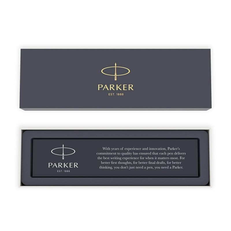 2093217 Подарочный набор из 2-х ручек  Parker IM brushed metal  GT роллер+шариковая ручки