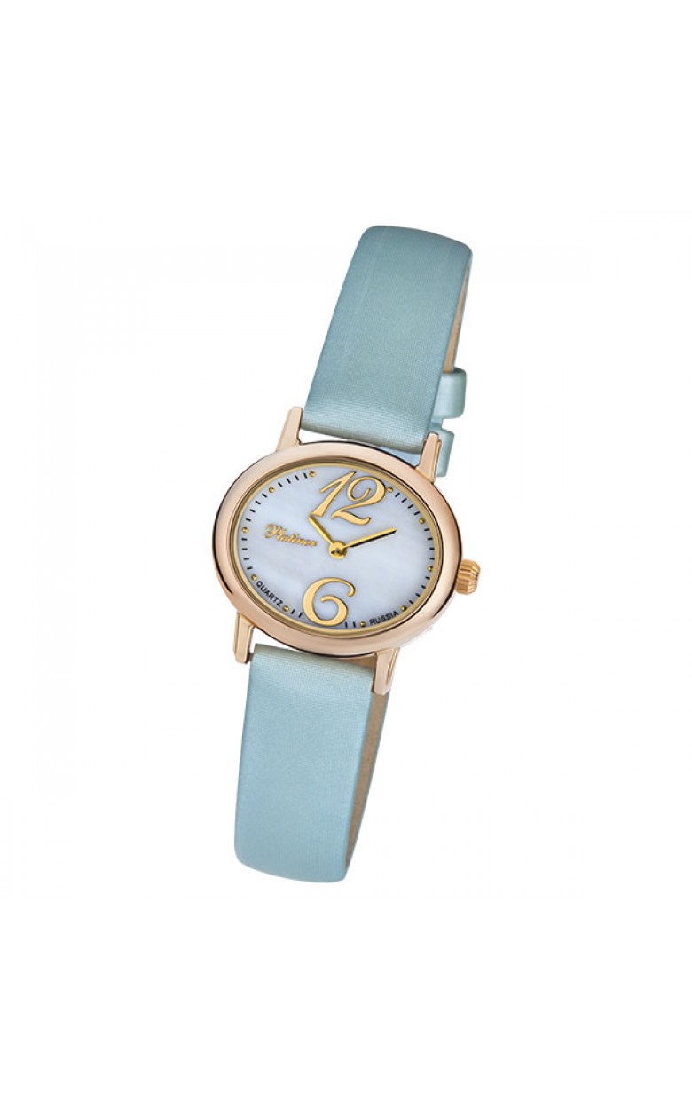 74150.306 russian gold кварцевый wrist watches Platinor "аврора" for women  74150.306