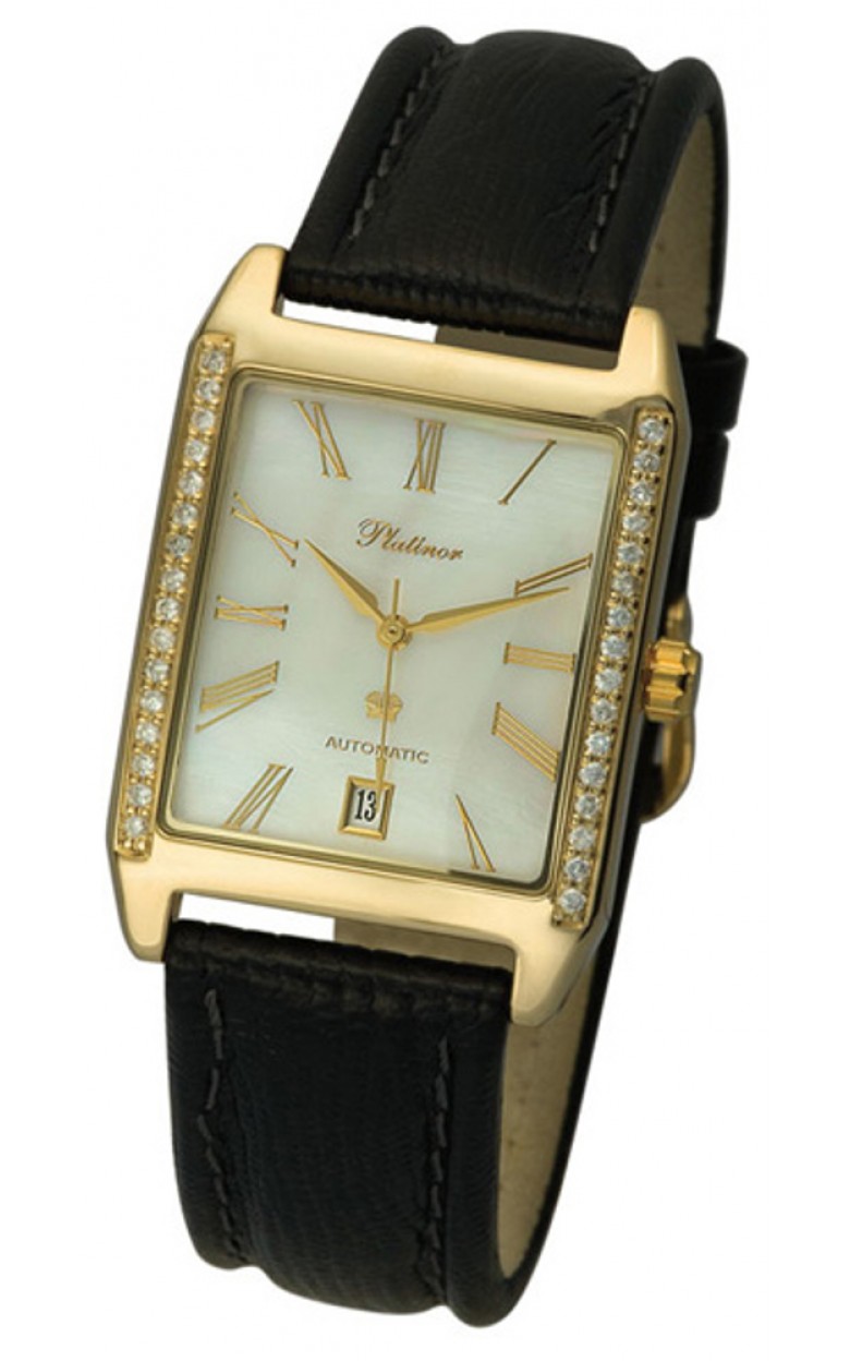 51911.315 russian gold кварцевый wrist watches Platinor "алтай" for men  51911.315