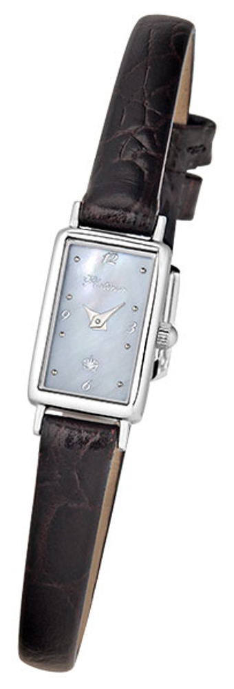 200200.607 Часы наручные кварцевые "Валерия" женские серебро 925* 200200.607