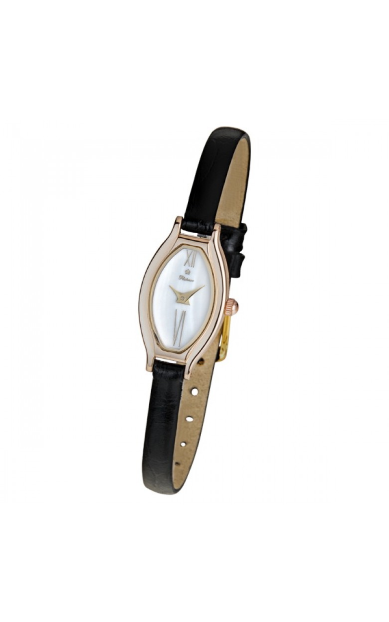 98050.332 russian gold Lady's watch кварцевый wrist watches Platinor "лаура"  98050.332