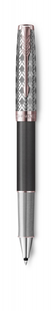 2119790 Ручка-роллер Parker Sonnet Premium Refresh GREY, цвет чернил Fblack, в подарочной упаковке
