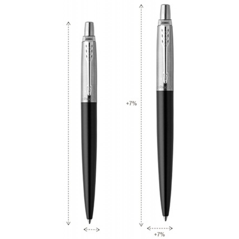 2068358 Шариковая ручка Parker Jotter XL, Black CT, стержень: M