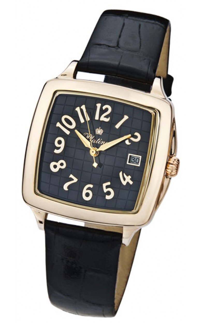 40450.533 russian gold кварцевый wrist watches Platinor "вихрь" for men  40450.533