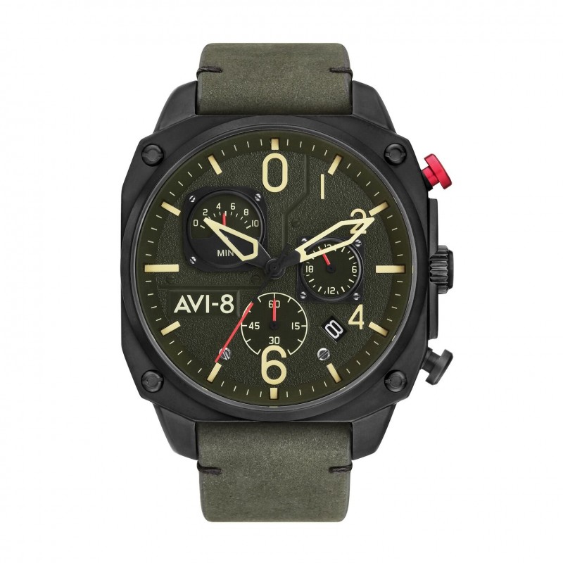 AV-4052-08  кварцевые наручные часы AVI-8 "Hawker Hunter"  AV-4052-08