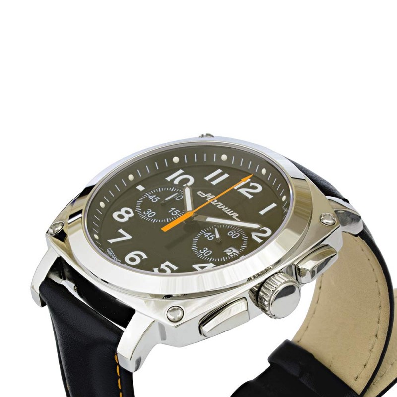0020101  кварцевые с функциями хронографа наручные часы Молния "Evolution" с сапфировым стеклом 0020101