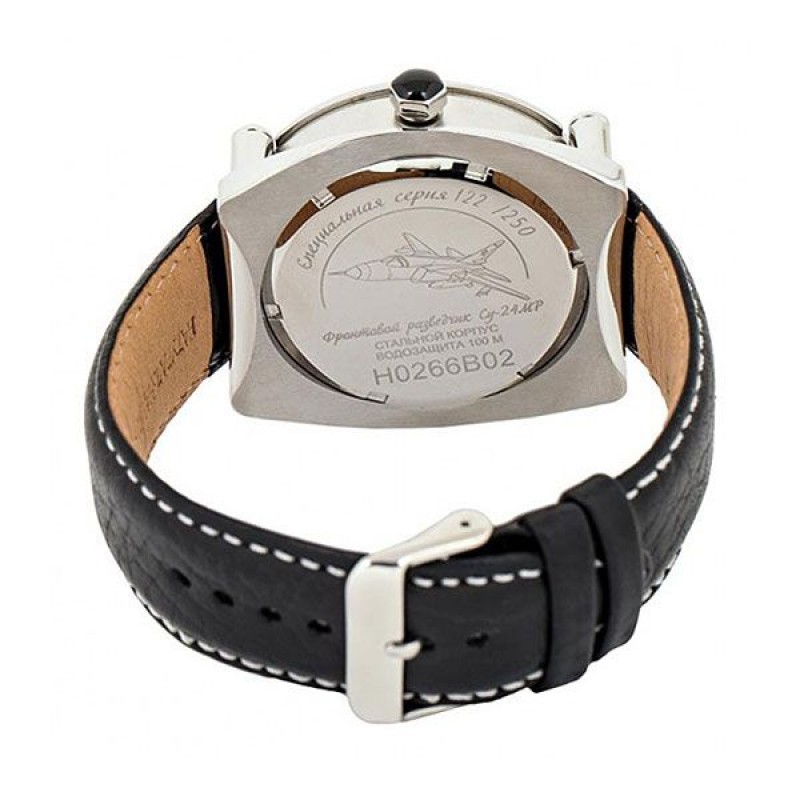 H0266B02-05E russian Men's watch кварцевый wrist watches нестеров "су-24мр"  H0266B02-05E