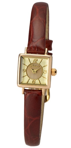 44550-1.407 russian gold Lady's watch кварцевый wrist watches Platinor "алисия"  44550-1.407