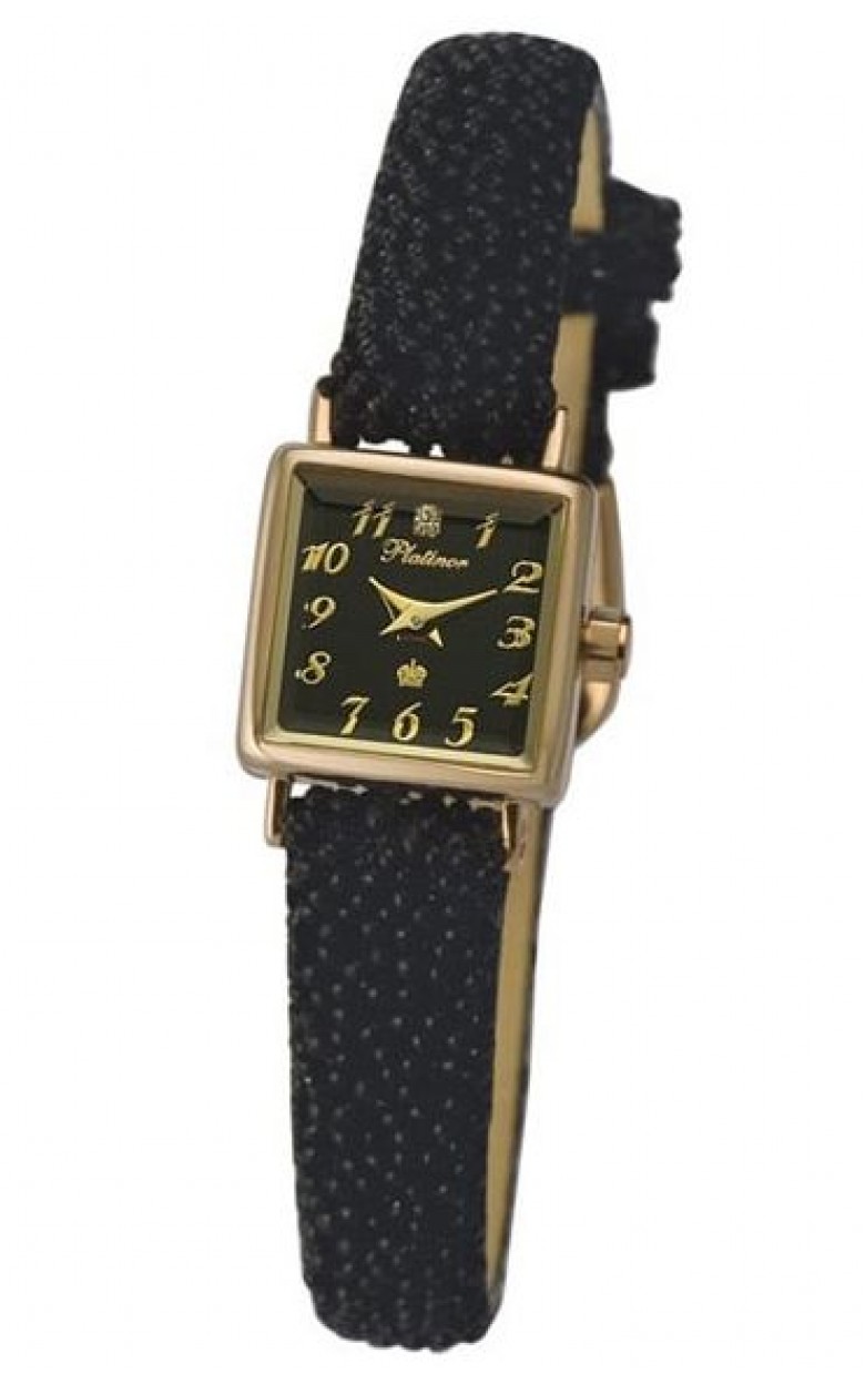 44550.505 russian gold Lady's watch кварцевый wrist watches Platinor "алисия"  44550.505
