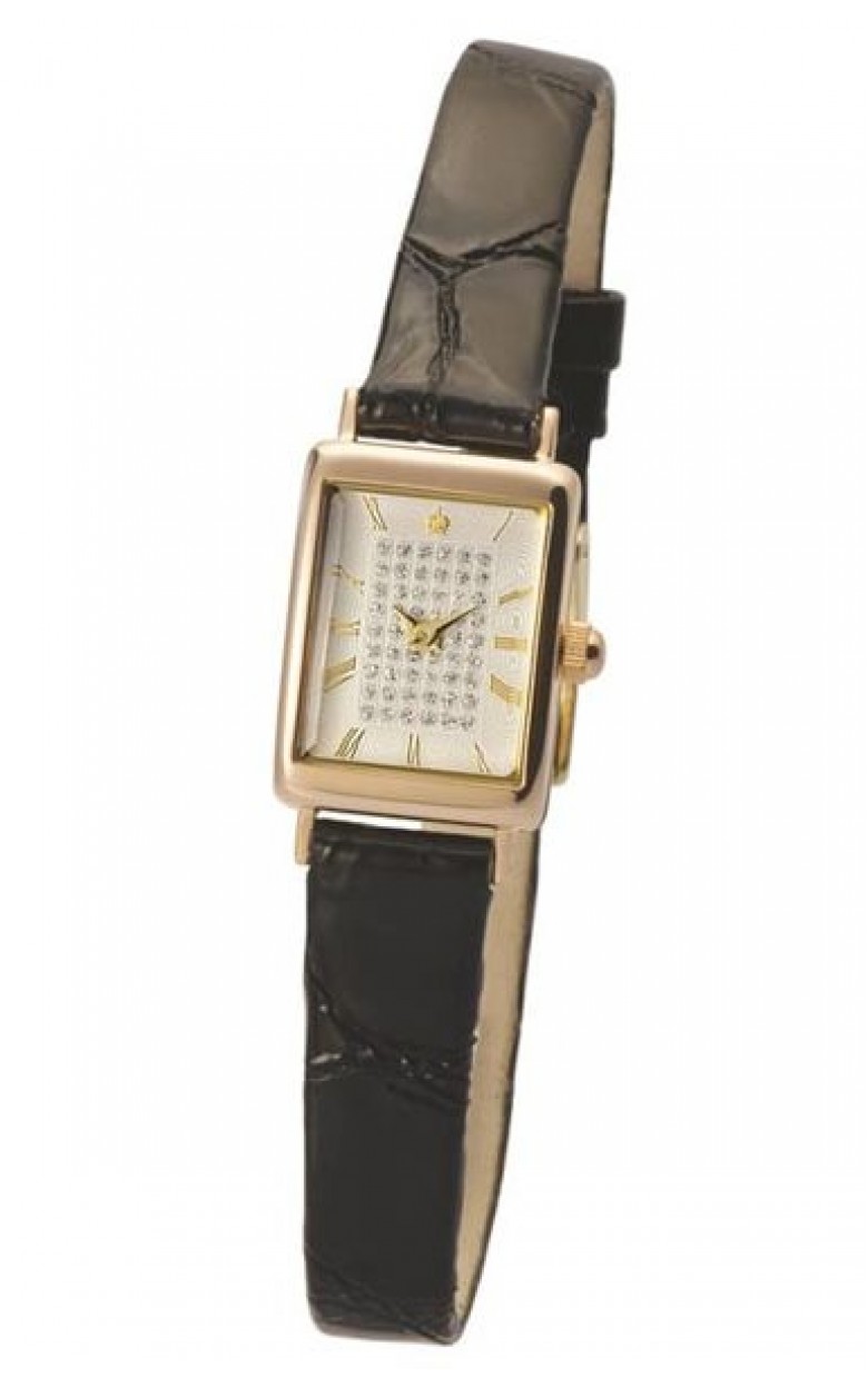 94550.219 russian gold кварцевый wrist watches Platinor "ирма" for women  94550.219