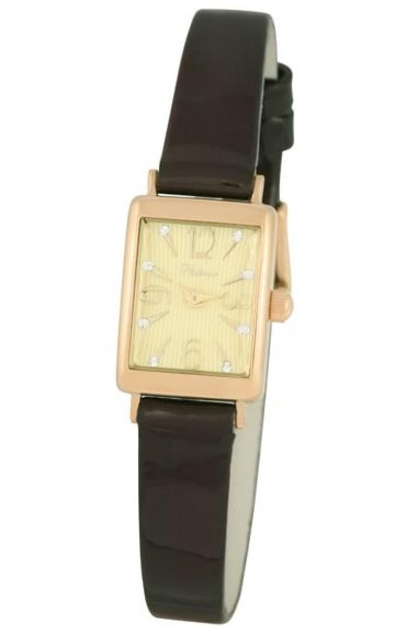 94550.424 russian gold кварцевый wrist watches Platinor "ирма" for women  94550.424